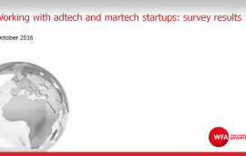    Survey on Working with adtech and martech startups