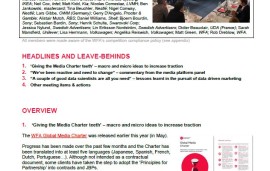    Media Forum Meeting Overview - Dmexco (September 2018, Cologne)