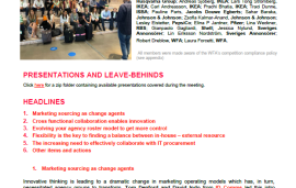    Sourcing Forum Meeting Overview Malmo June 2018